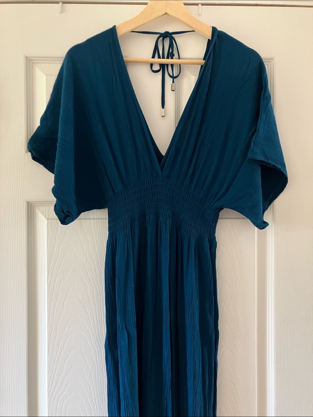 Deep V Kaftan Dress